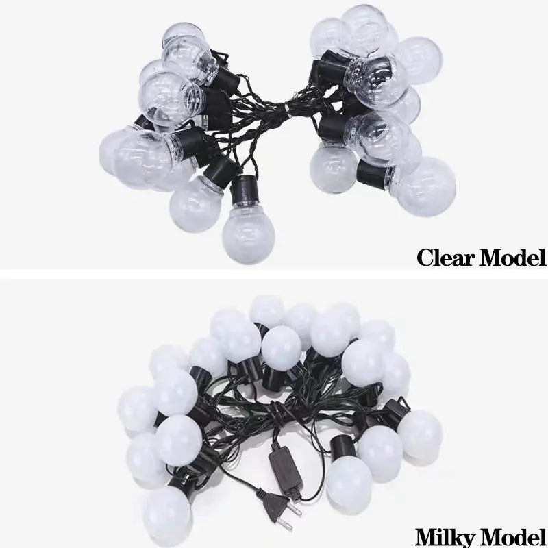 G50 Street Garland Light Bulbs LED Fairy String Light Outdoor Lights Garden Patio Christmas Decoration from PriceLows™