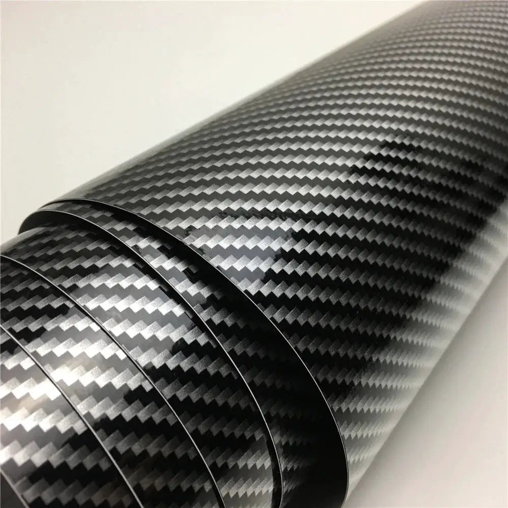 Ultra Glossy Carbon Fiber Vinyl Car Wrap Film Bubble Free For Car Sticker Laptop Skin Phone Cover Motorcycle Vehicle Decal from PriceLows™
