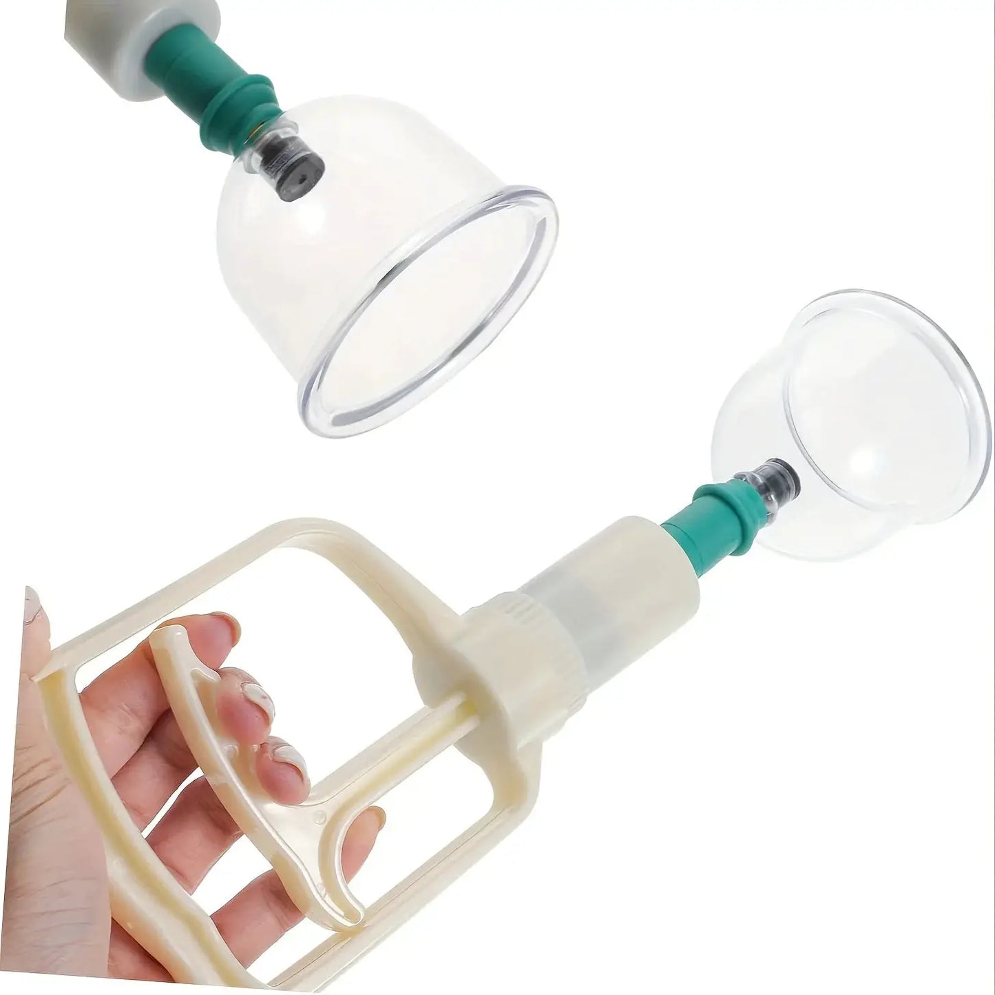 Cupping Kit 12 Pcs | Hand Pump | Multiple Sizes | Manual Included