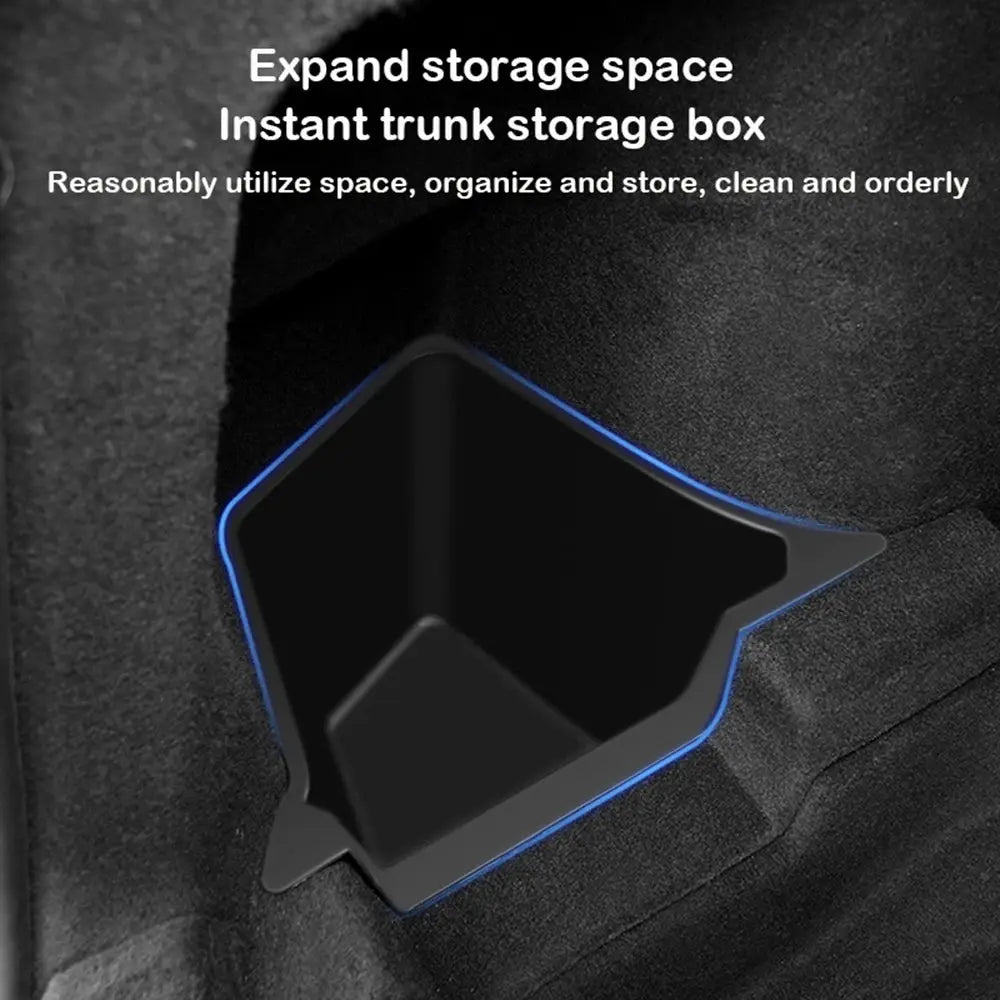 For 2025 2026 Tesla Model Y Trunk Organizer Trunk Storage Bins Rear Trunk Side Storage Box Mats for Model Y Juniper Accessories from PriceLows™