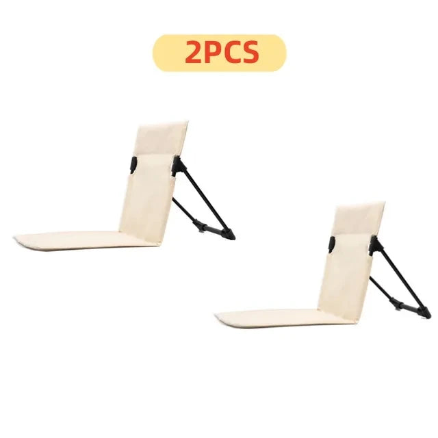Foldable Camping Chair | Aluminum Frame | Reclining Backrest | One Size