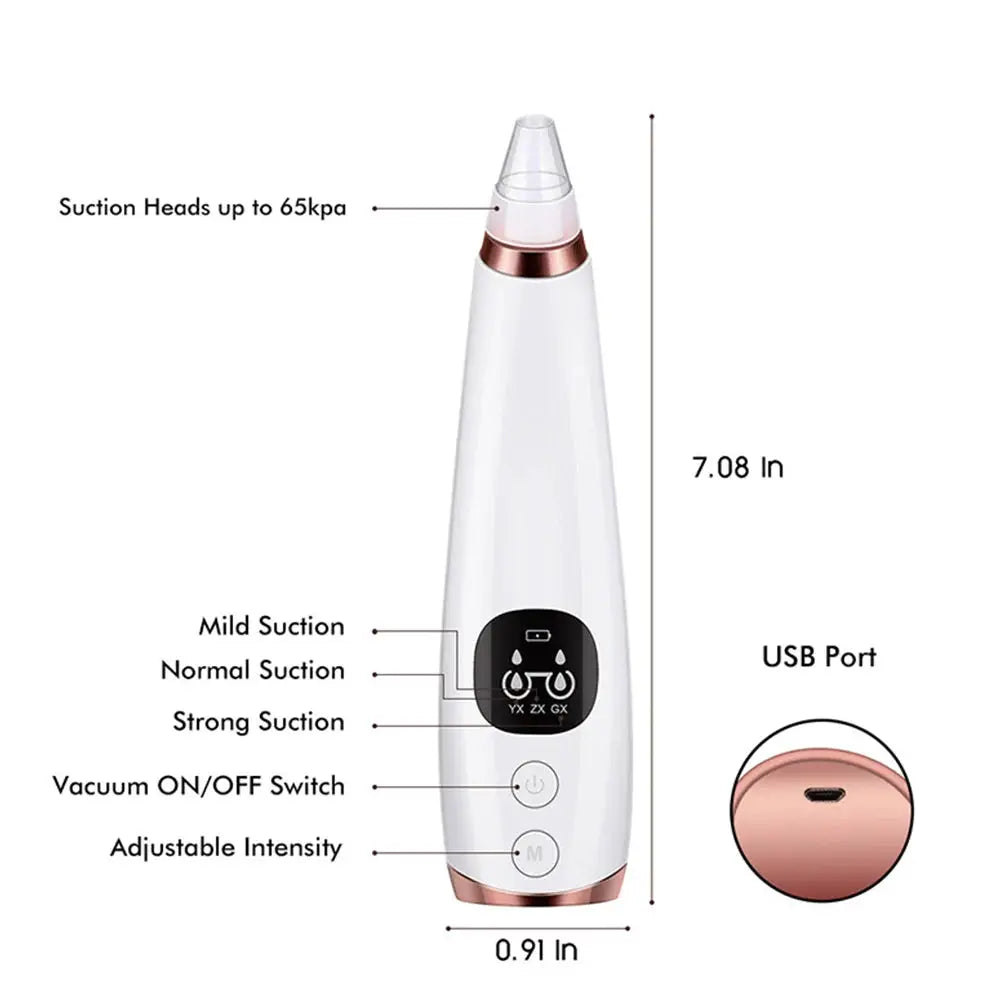 Electric Blackhead Remover Vacuum Acne Cleaner Black Spots Removal Facial Deep Cleansing Pore Cleaner Machine Skin Care Tools from PriceLows™