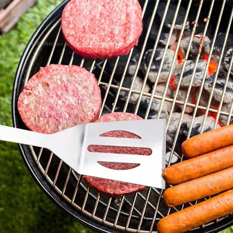 Stainless Steel BBQ Tools Set spatula fork knife Barbecue Grilling Accessories Camping Outdoor Cooking Utensil from PriceLows™