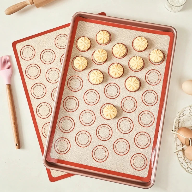 Silicone Baking Mat | 0.4mm Thick | Nonstick | 2 Pack