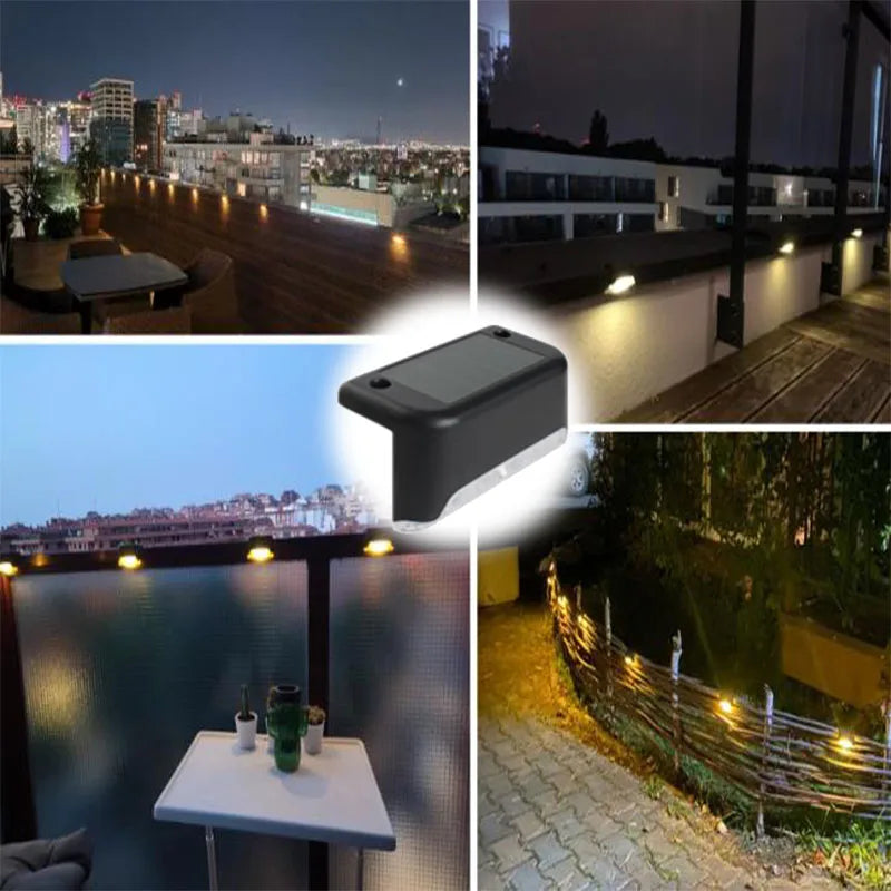 Solar LED Lights Outdoor Garden Light Deck Lamp Solar Stairs Light Waterproof Solar Step Lamp Patio Garden Decor from PriceLows™