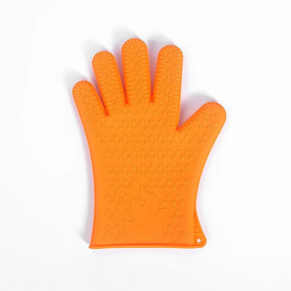 Silicone Oven Gloves | Heat Resistant | Full Finger | One Size