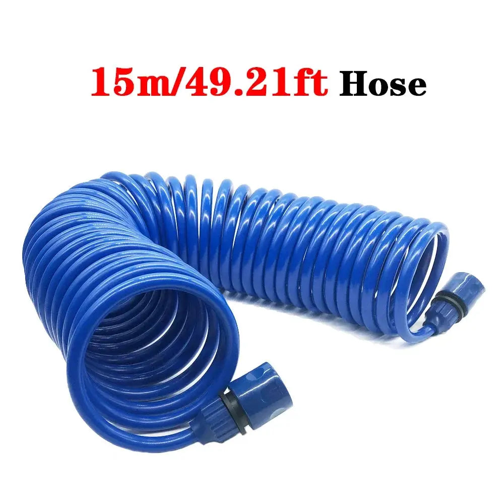 Expandable Retractable EVA Garden Hose 10/15m Portable Spring Water Pipe for Car Wash And Flower Lawn Watering Curly Magic Pipe from PriceLows™