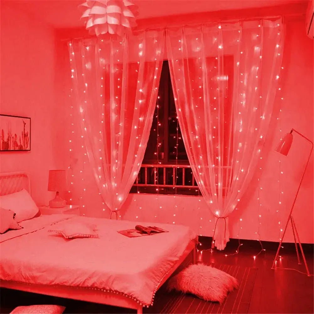 Ramadan Home Decoration 3/6M USB Curtain LED String Lights Fairy Lights EID Mubarak Bedroom Wedding Valentine's Day from PriceLows™
