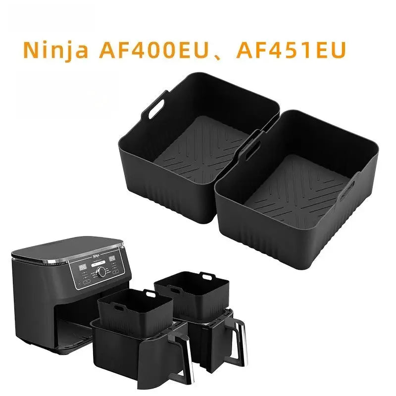 Air Fryer Silicone Liners | Ninja AF400EU AF451EU | Reusable | 1 To 2 Pcs