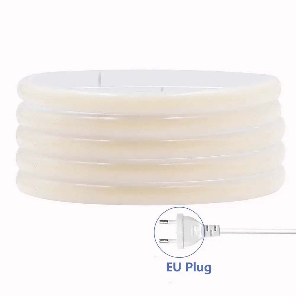 220V Dimmable COB LED Neon Strip Light Dimmer Switch Plug Kit Waterproof 288 LED Flex Tube Lamp Hight Bright Warm/Natural White from PriceLows™