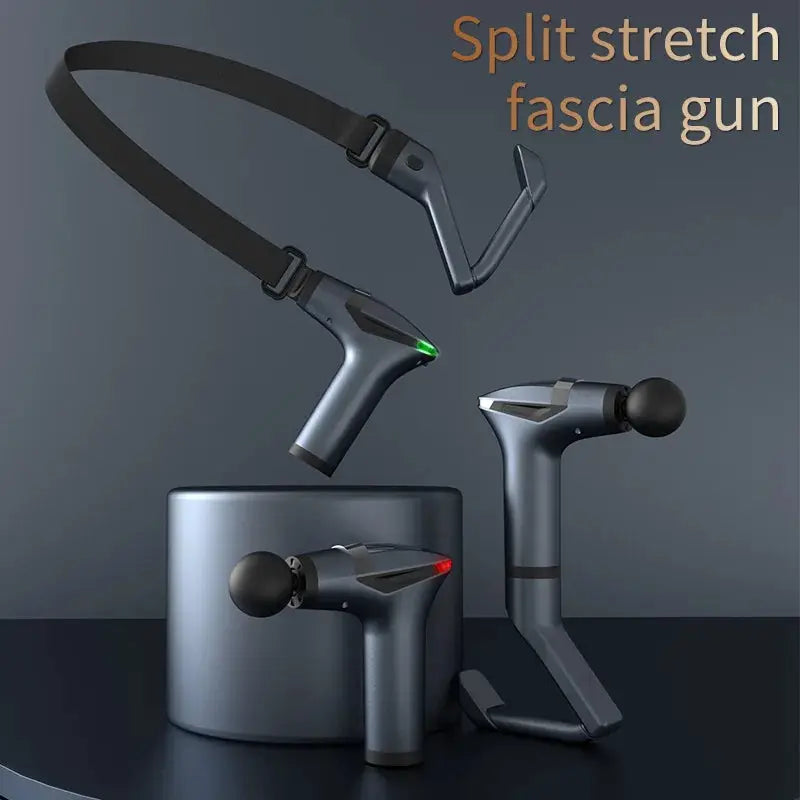 Massage Gun | Extended Long Handle | Rechargeable Battery | Quad Tips