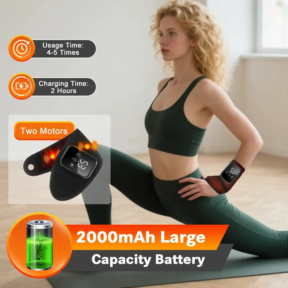 Electric Heating Wrist Brace | Vibration Massage | Rechargeable