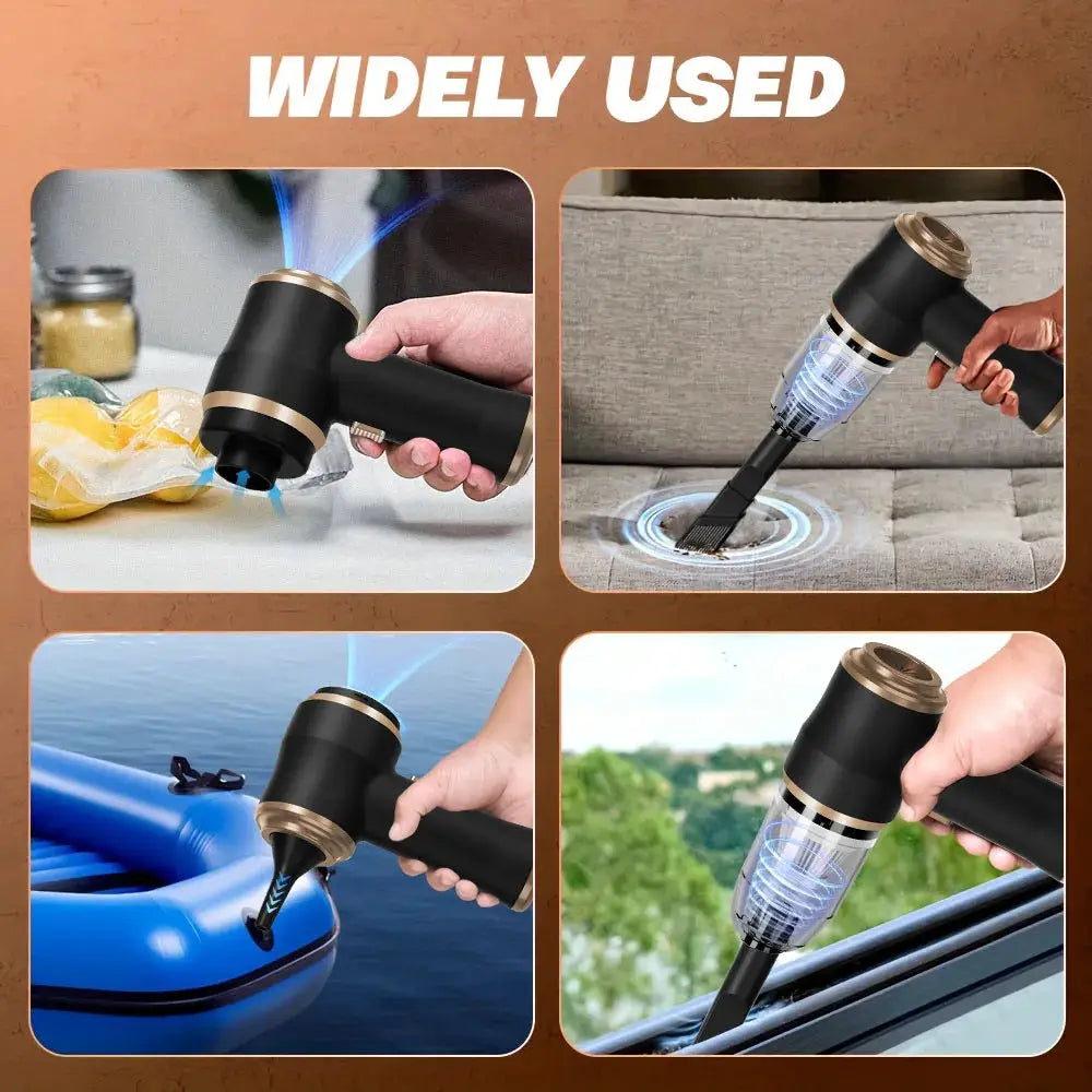 Portable cordless car vacuum cleaner, home appliance, suitable for cars, bedrooms, carpets, pet hair, high-power device from PriceLows™