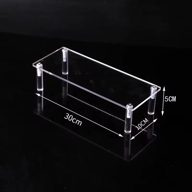 1-5 Tier Acrylic Display Stand Clear Display Riser Rack for Cupcake Perfume Doll Décor Organizer Amiibo Funko POP Figures DC05 from PriceLows™