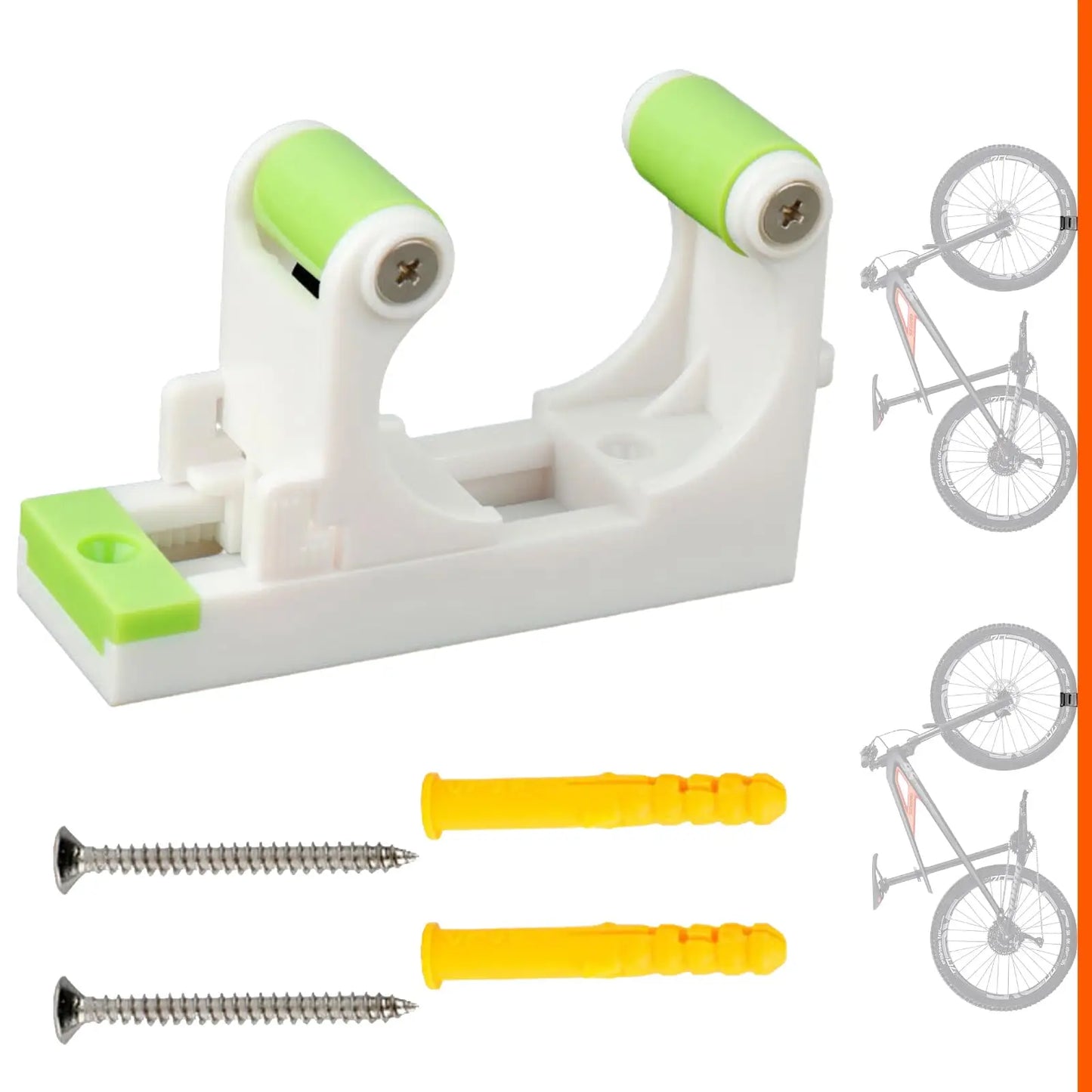 Bicycle Buckle Hooks MTB Bike Wall Holder Rack Repair Stand Hanger Mount Storage Fits 1.0-2.8 inches Tube Bicycle Parking Rack from PriceLows™