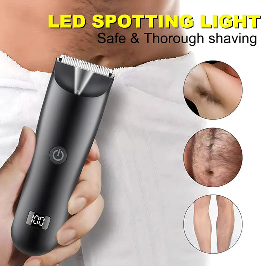 Beard Trimmer | LED Display | USB Type-C Rechargeable | 3-4 Attachments