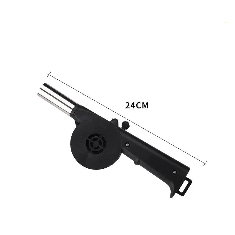 Barbecue Fan | Hand Cranked | Mini Portable | Outdoor Camping