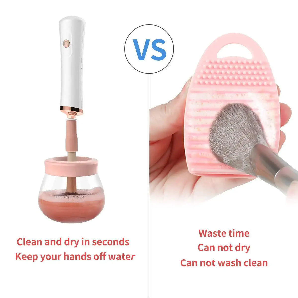 Electric Makeup Brush Cleaner | 1500mAh Battery | 3 Speed Settings