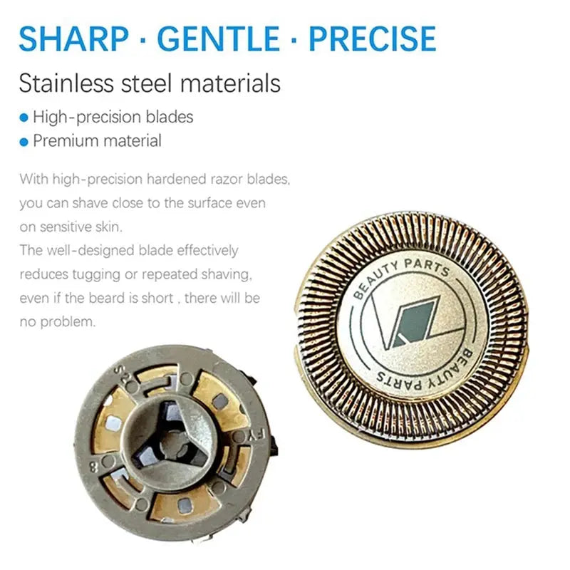 SH71 Replacement Shaving Heads For Norelco Shaver Series 7000 And Angular-Shaped Series 5000, SH71/52 Easy Install from PriceLows™