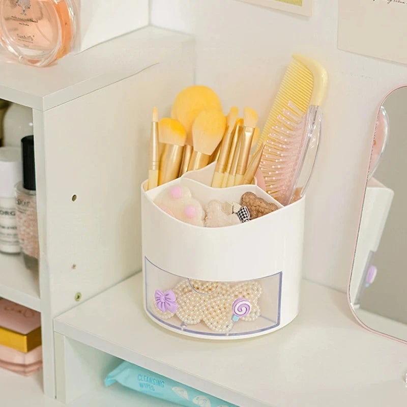 Pen Holder | Rotating Desk Organizer | Plastic | One Size