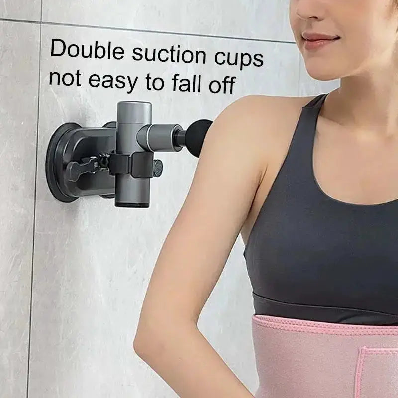 Suction Cup Massage Gun Holder | Hands Free Design | Wall Mount Bracket
