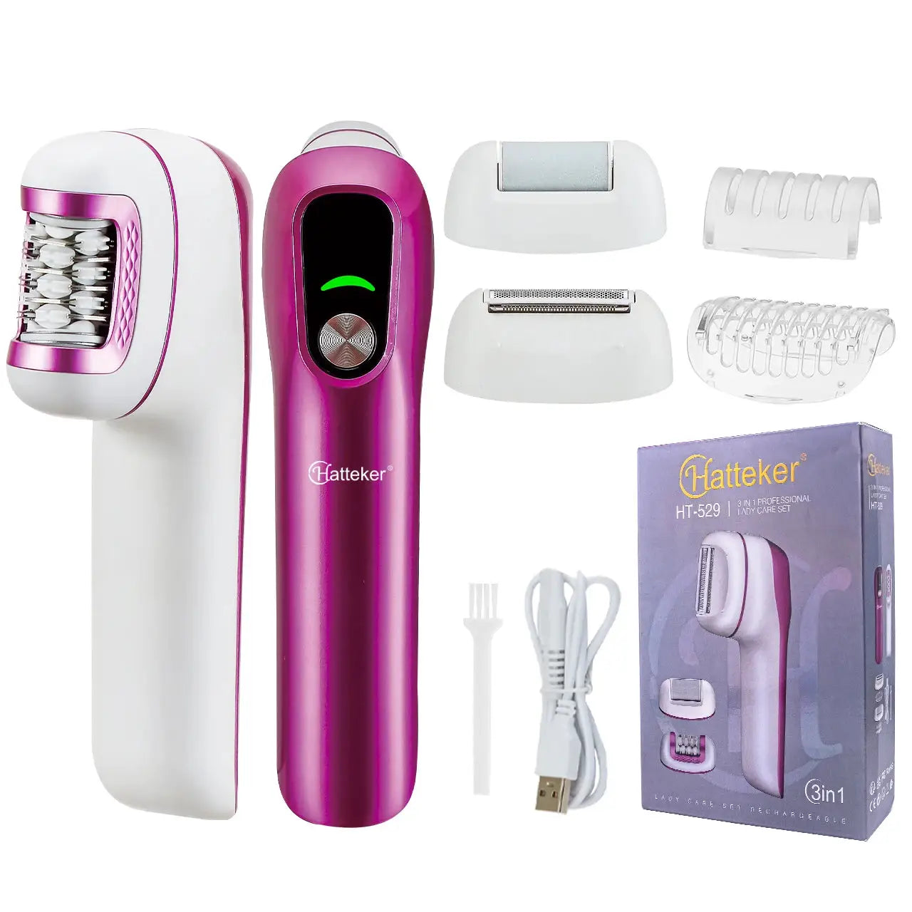 2-in-1 Epilator | IPX7 Waterproof | 90 Minute Runtime | For Women