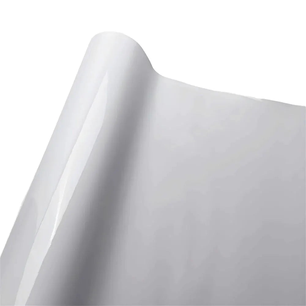 Glossy Vinyl Wrap Film Waterproof Auto Motorcycle Bright Body Wrap Sticker Gloss Wrap Film Black White Car Self-adhesive Sticker from PriceLows™