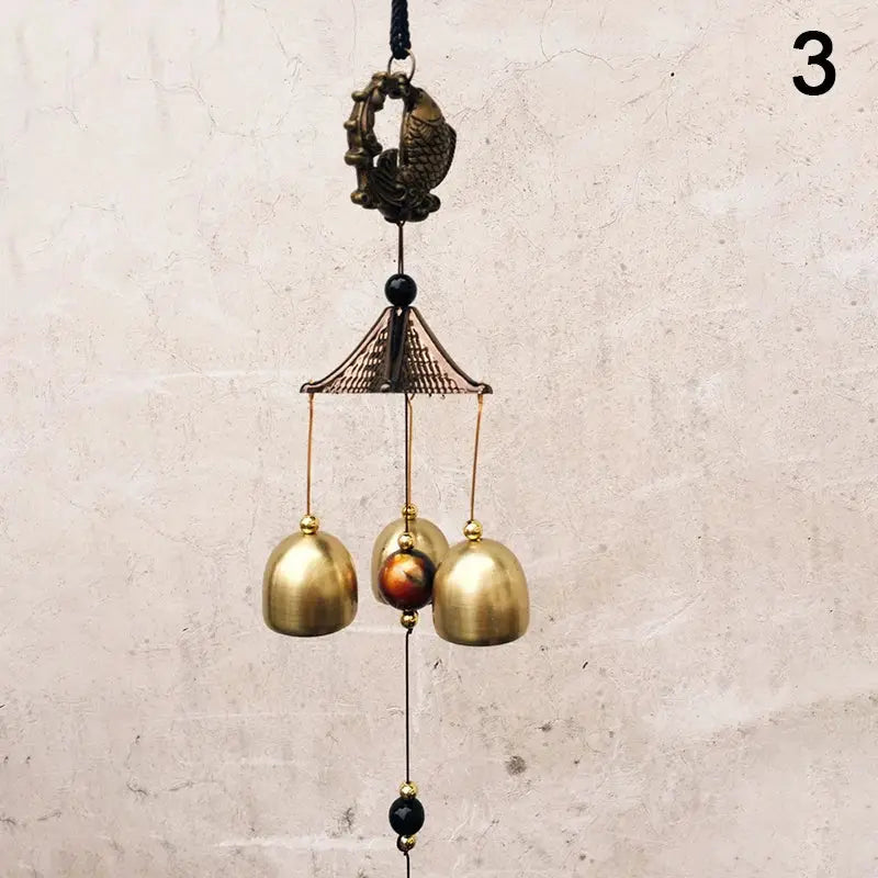 Antique Wind Chime Copper Yard Garden Outdoor Living Decoration Metal Wind Chime from PriceLows™
