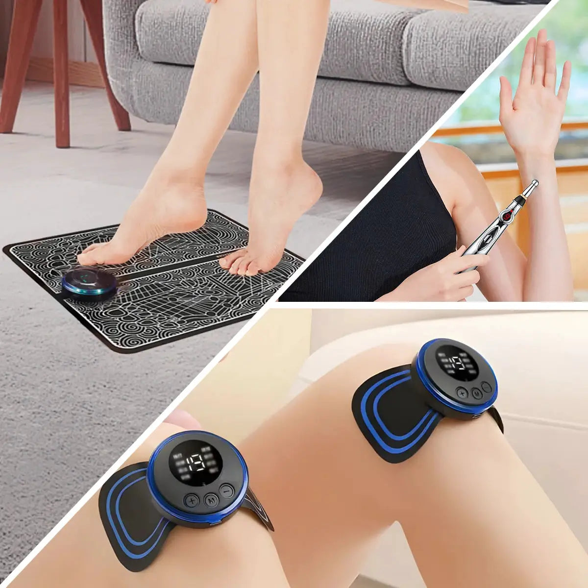 Electric Foot Massager | Smart Acupoint | Muscle Trainer | Composite Material