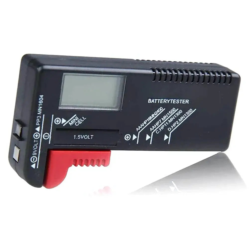 Digital Lithium Battery Capacity Tester Checkered Load Analyzer Display Check AAA AA Button Cell Universal Voltage Test from PriceLows™