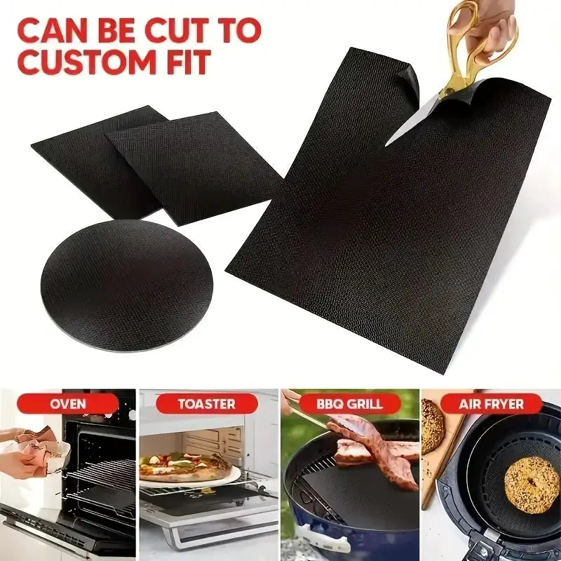 BBQ Grill Mat | Non-Stick | Reusable | Heat Resistant Extra Thick