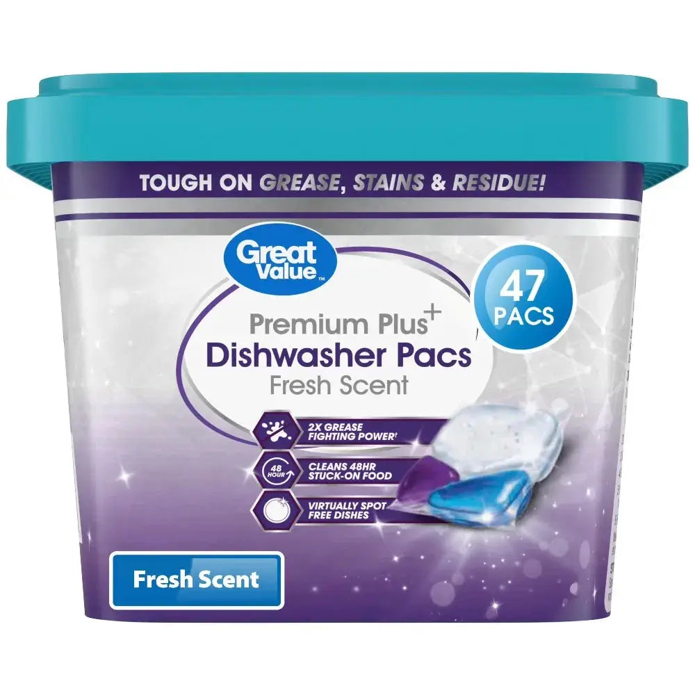 Automatic Dishwasher Pacs | Fresh Scent | Deep Clean | 47 Count