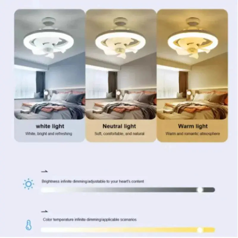 Ceiling Fan Bulb | E27 Base | LED RGB Dimmable | 3 Speeds