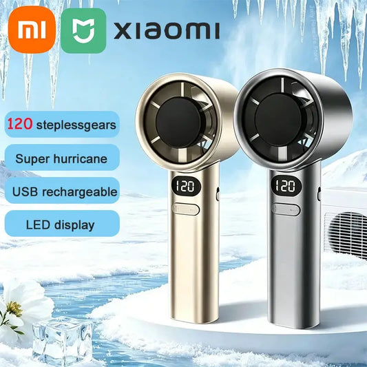Xiaomi Mini Handheld Fan | 120 Speed | Bladeless Portable | Ice Mode from PriceLows™