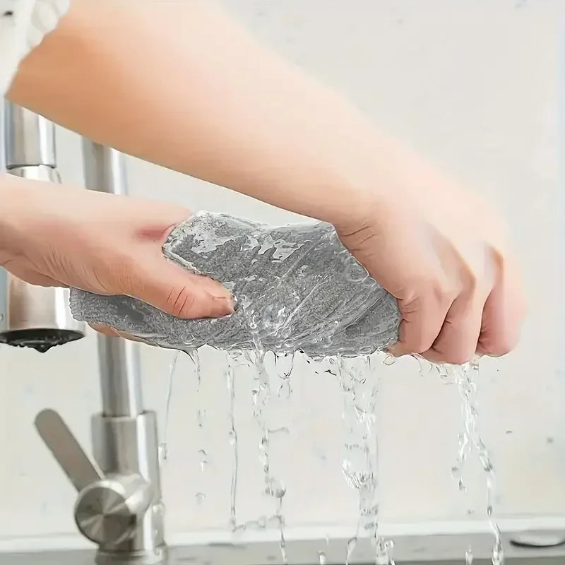 Microfiber Cleaning Cloths | Absorbent | Stain-Removing | One Size