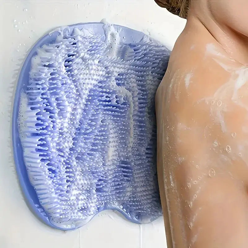 Silicone Foot Massage Mat | Non Slip Design | Wall Mount Scrubber | For Home Use