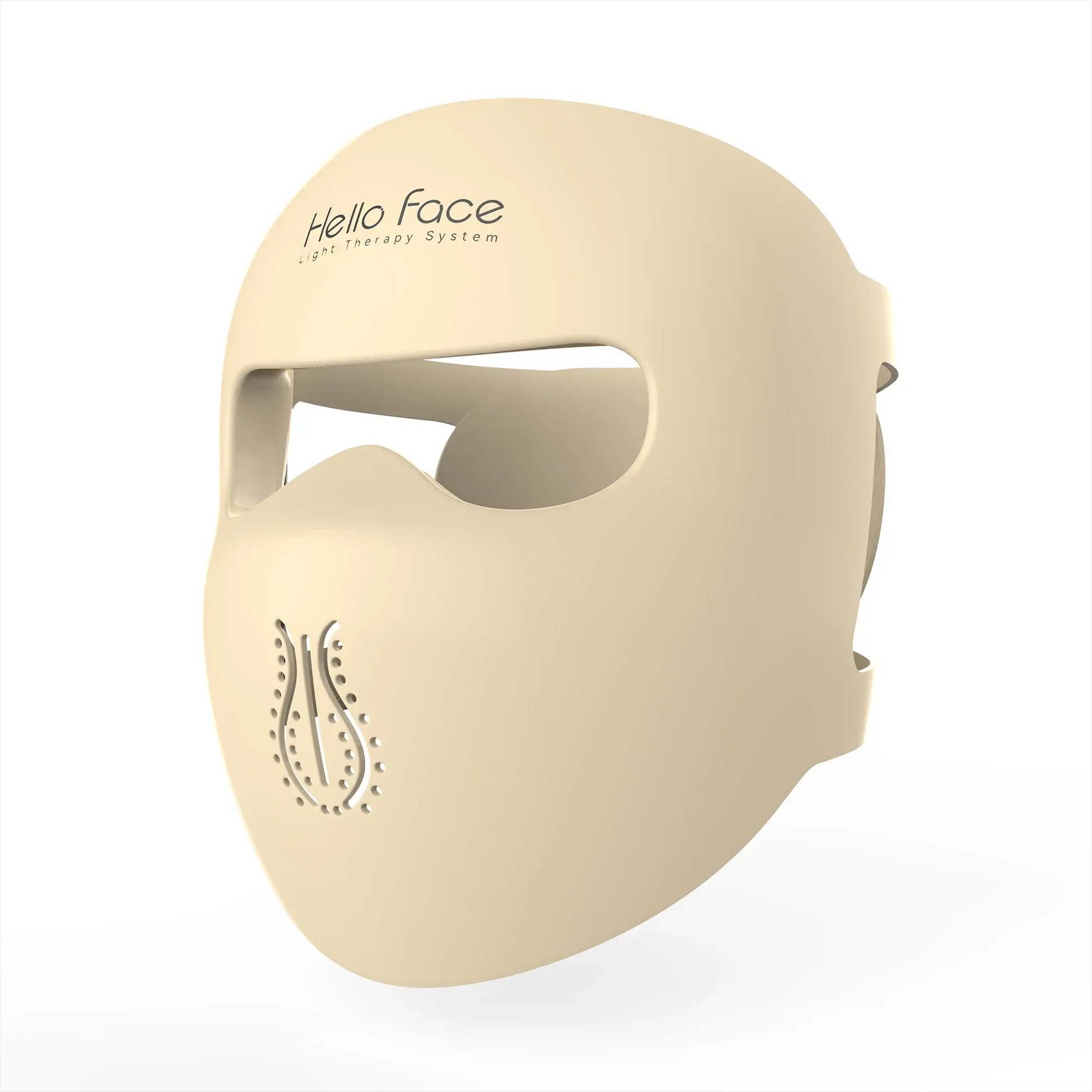 Hello Face M300 Mask - 3000mAh Battery, Skin-Like Silicone, 4D Light Therapy Khaki LED Facial Mask from PriceLows™