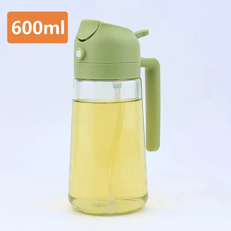 Oil Spray Bottle | Large Capacity | Glass Dispenser | Dual-Use Spraying Pouring