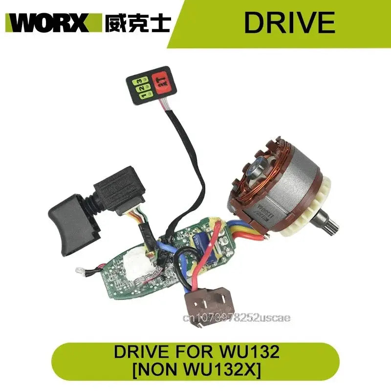Orginal new Switch Driver motor reducer casing toothed wheel shell chuck parts for WORX WU132 Electric screwdriver from PriceLows™