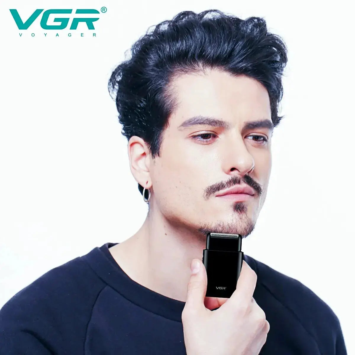 Electric Shaver | Stainless Steel Blade | USB Charging | Model V390