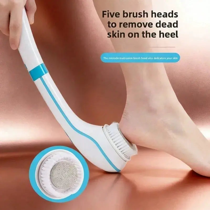 Electric Shower Body Brush | Long Handle | Soft Bristles | One Size