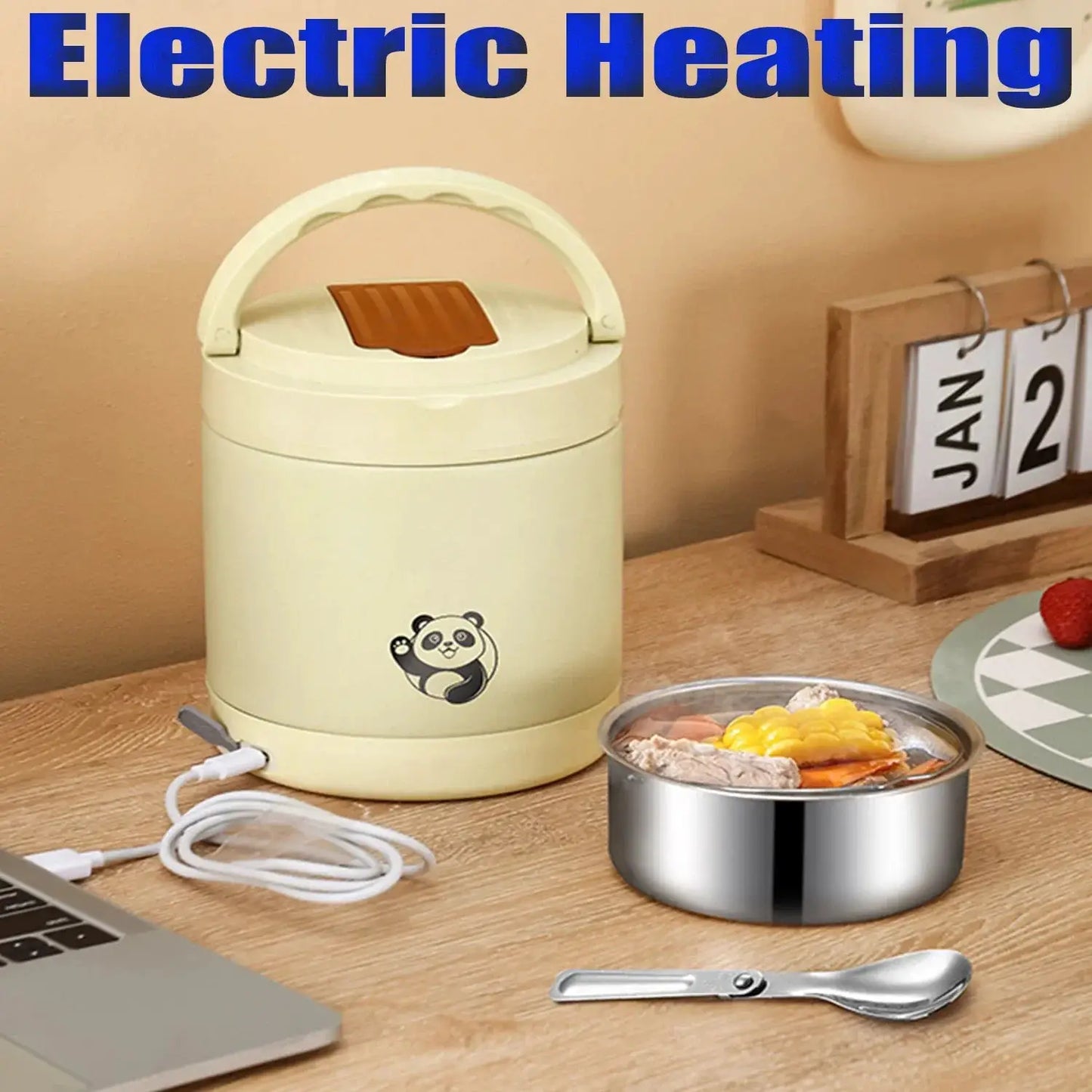 1.8L Electric Lunch Box Portable Food Warmer Heater Lunch Boxes for Adults Food Heating Boxes Container for Car Truck Students from PriceLows™