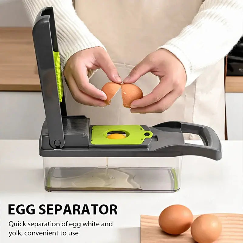 Vegetable Cutter | 16 In 1 Multifunction | Stainless Steel Blades | 1 Set