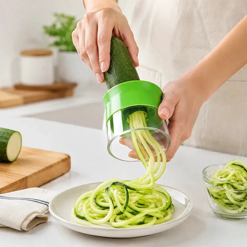 Adjustable Vegetable Slicer | Stainless Steel Blade | Versatile Grater | Handheld