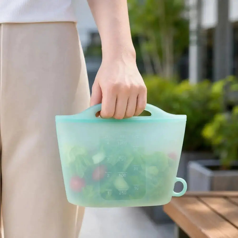 Reusable Silicone Storage Bags | Leakproof | Temperature Resistant | Sizes