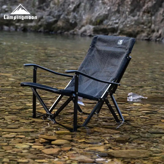 Camping Chair | Aluminum Mesh Seat | Foldable Outdoor | One Size from PriceLows™