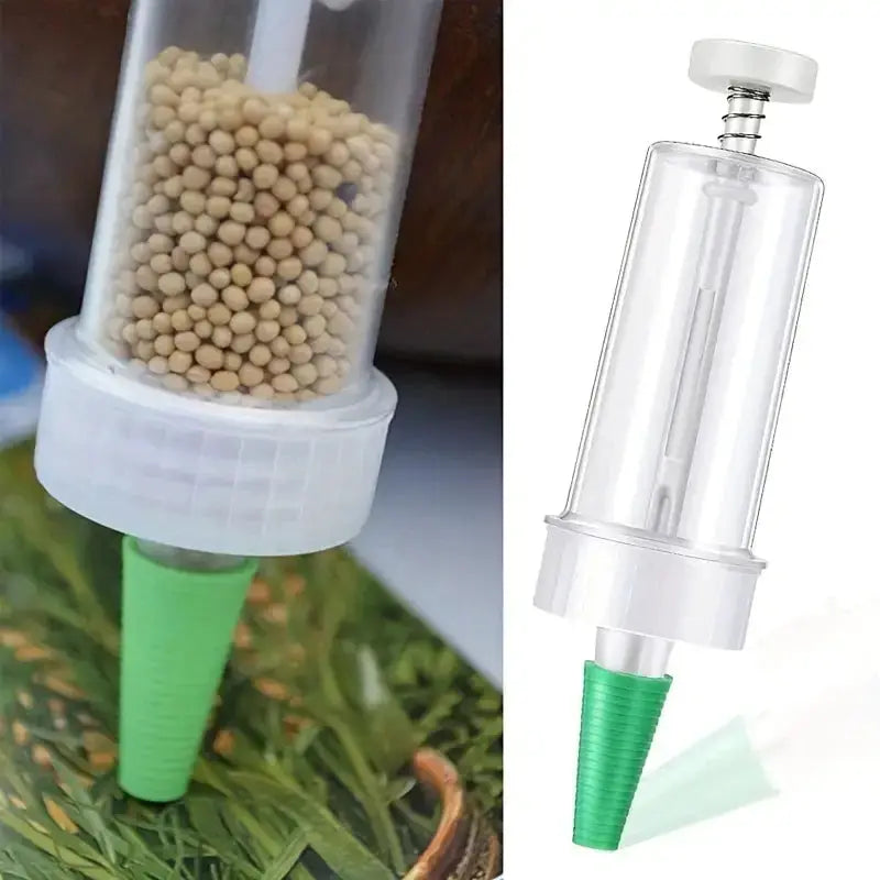 1pc Handheld Seed Dispenser, Mini Manual Seeder Tool for Garden Planting, Flower Pot & Garden Bed Essential Gardening Supplies from PriceLows™