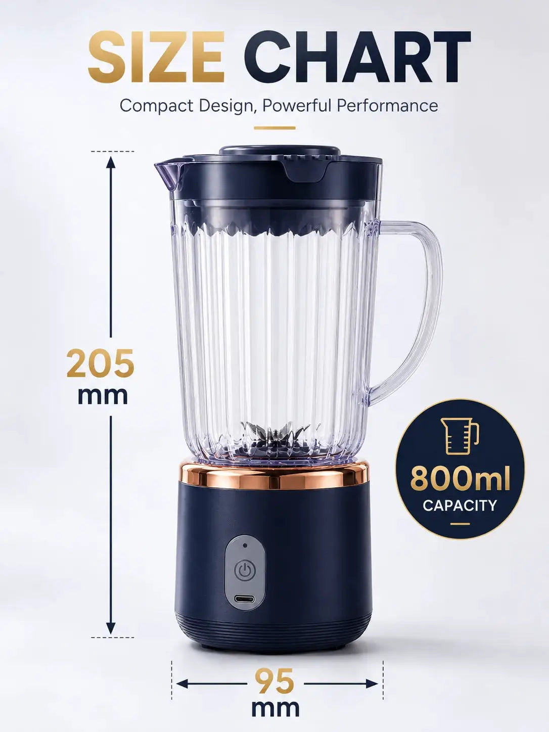 Food Grade 800ml Wireless Blender 1500mAh Battery 6 Blade Fruit Juicer Cup 30W Portable Smoothie Mixer For Shakes Drinks from PriceLows™