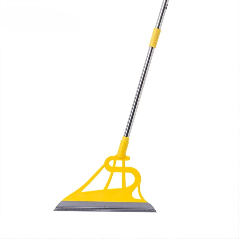 Floor Clean Tools,Silicone Floor Glass Mop,Dual-use Foldable Silicone Broom,Squeegee,Pet Hair Remover,Smart Broom from PriceLows™