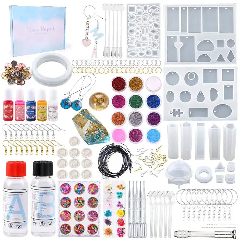 Epoxy Resin Molds Kit | Silicone Jewelry Making | Keychain Earring Diy